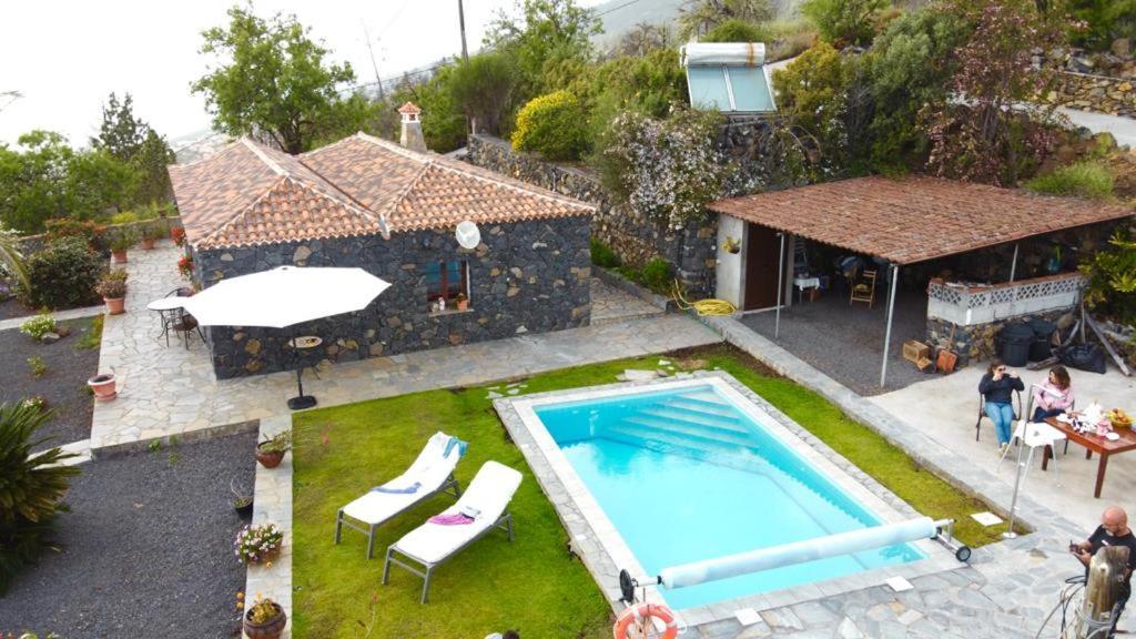 Climatized Pool Free Wifi Casa Rural Las Pareditas Tijarafe Εξωτερικό φωτογραφία