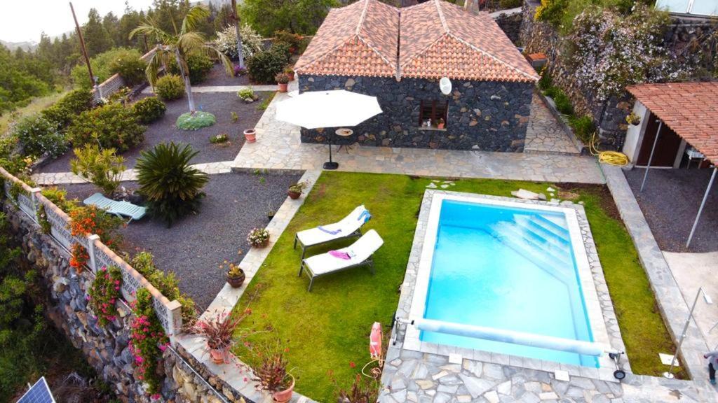 Climatized Pool Free Wifi Casa Rural Las Pareditas Tijarafe Εξωτερικό φωτογραφία